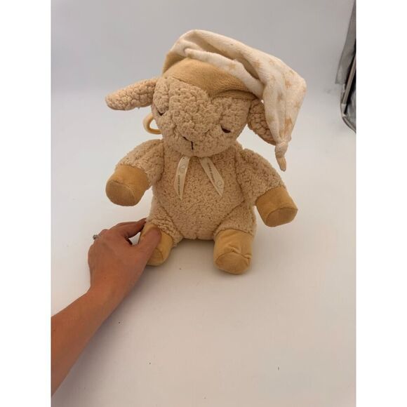 Cloud B Kid's Built-In Sound Machine Sleep Sheep Plush Toy Light Tan - Picture 1 of 3